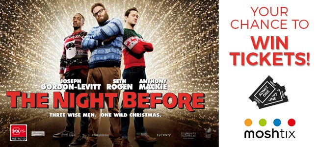 WIN A Double Pass To See THE NIGHT BEFORE For A Night Of Laugh Therapy!