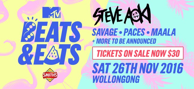 Steve Aoki Puts The Beats In MTV Beats & Eats This November