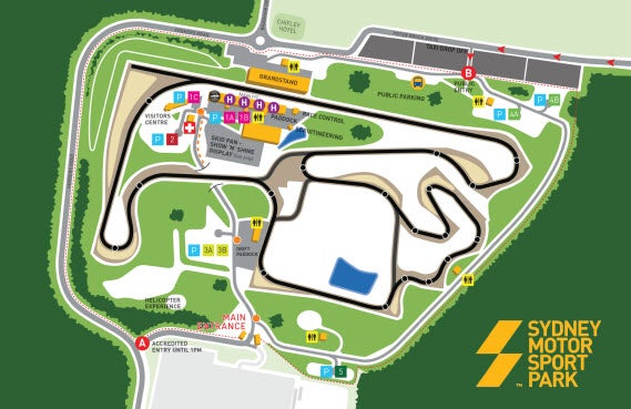 Sydney Motorsport Park Map