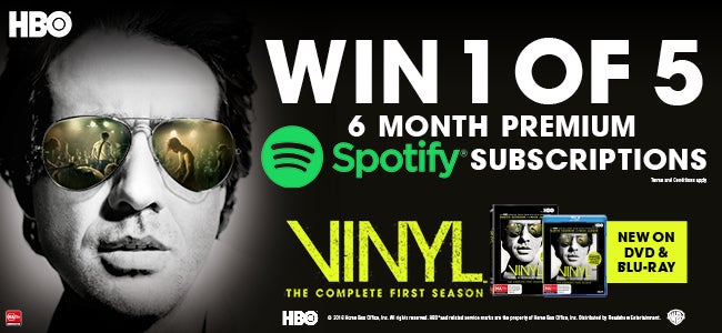 Hooked on HBO's Vinyl? Enter Now To Win 1 of 5 Vinyl DVD's + Spotify Premium Subscriptions!