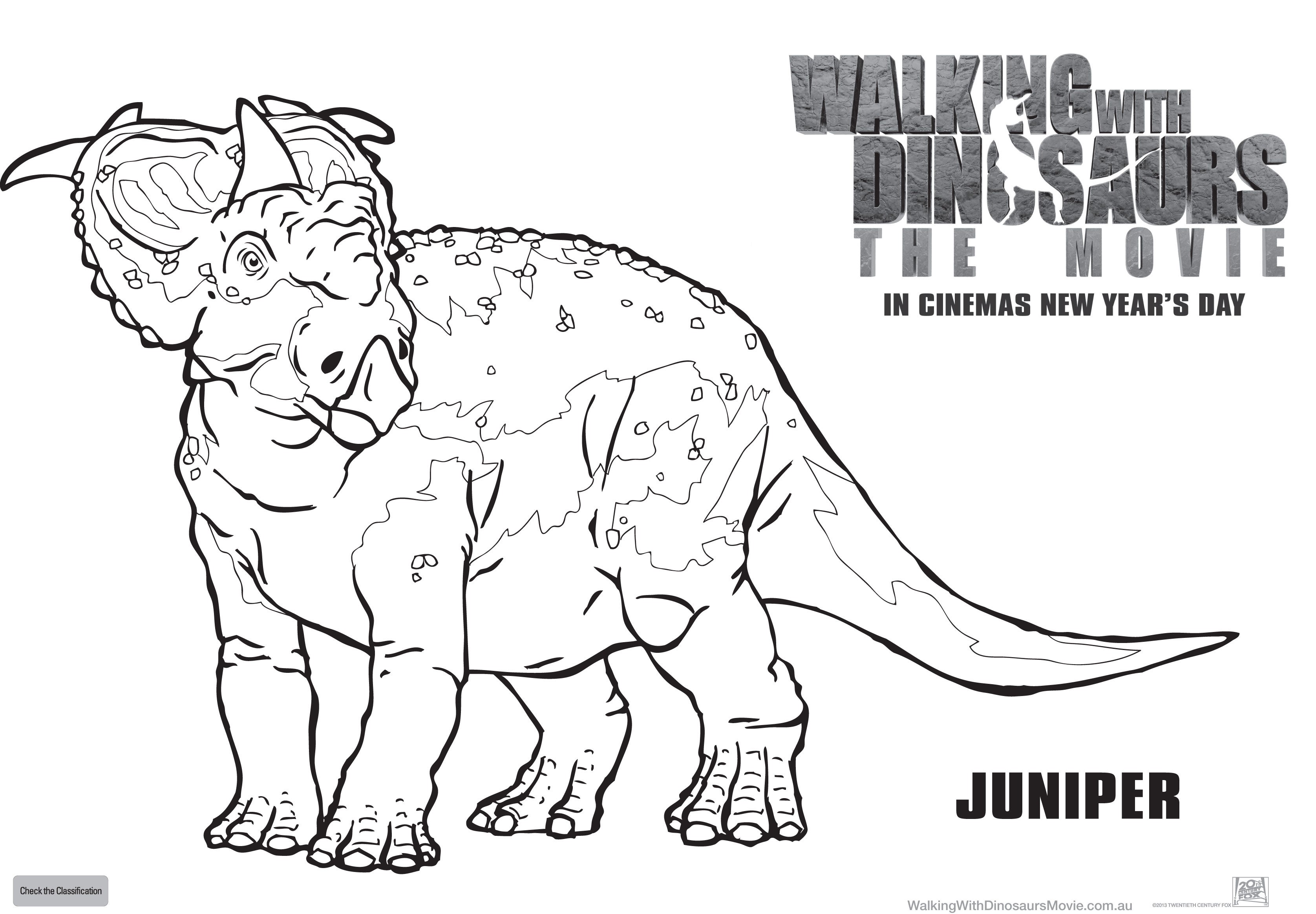walking with dinosaurs coloring pages - photo #47
